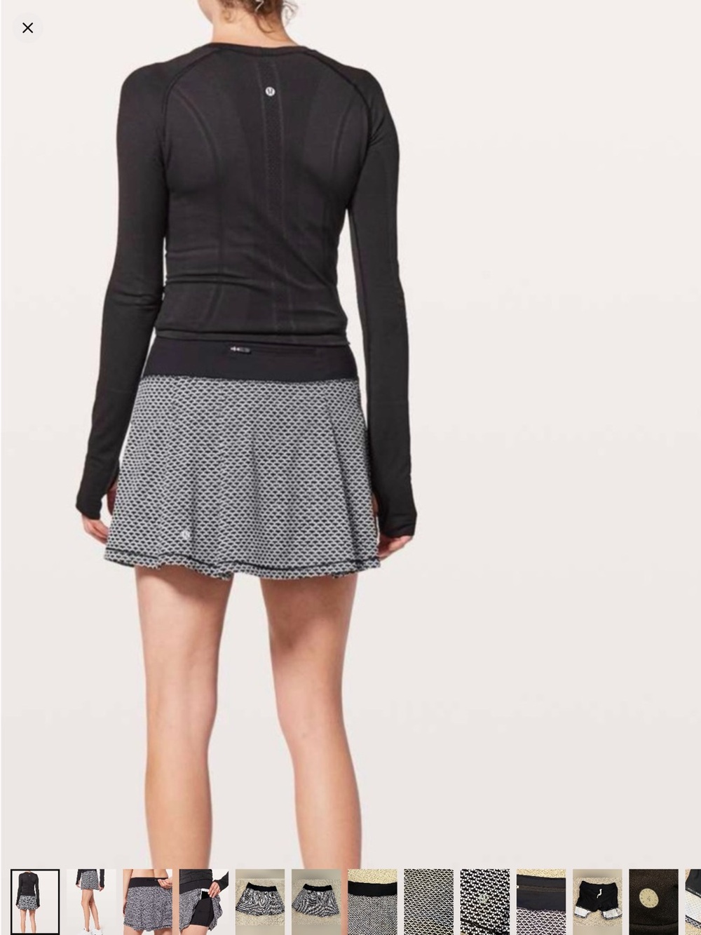 Lululemon pace rival skirt